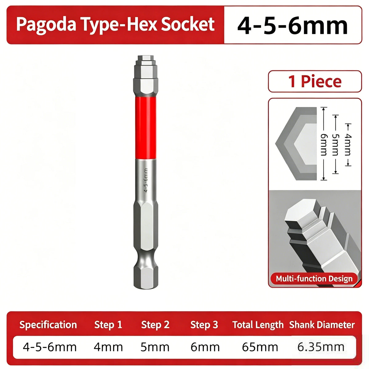 MagHex Multi-Step Magnetic Allen Bit Set 🧲