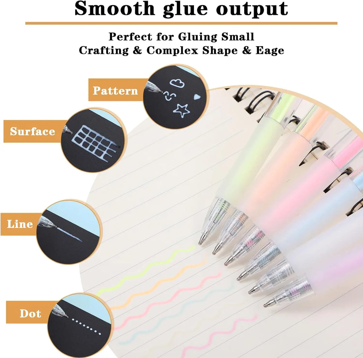 QuickRoll Precision Glue Pens 🖊️ ✨