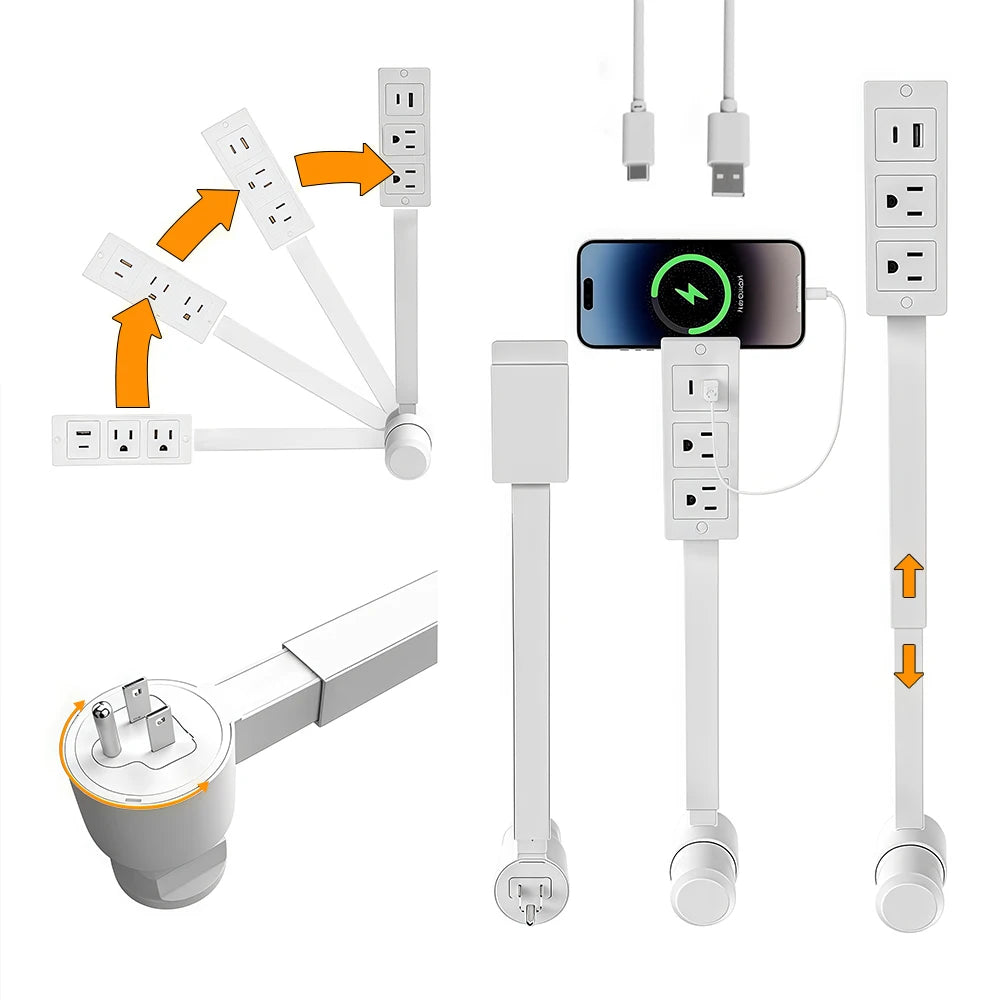 Adjustable Power Outlets Adjustable Electrical Outlet Extender 🔌 – Galactic Goods