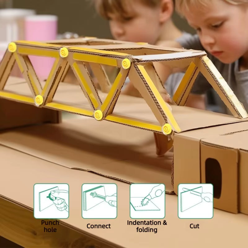 BuildCraft Kids™ DIY Cardboard Construction Kit 🛠️📦
