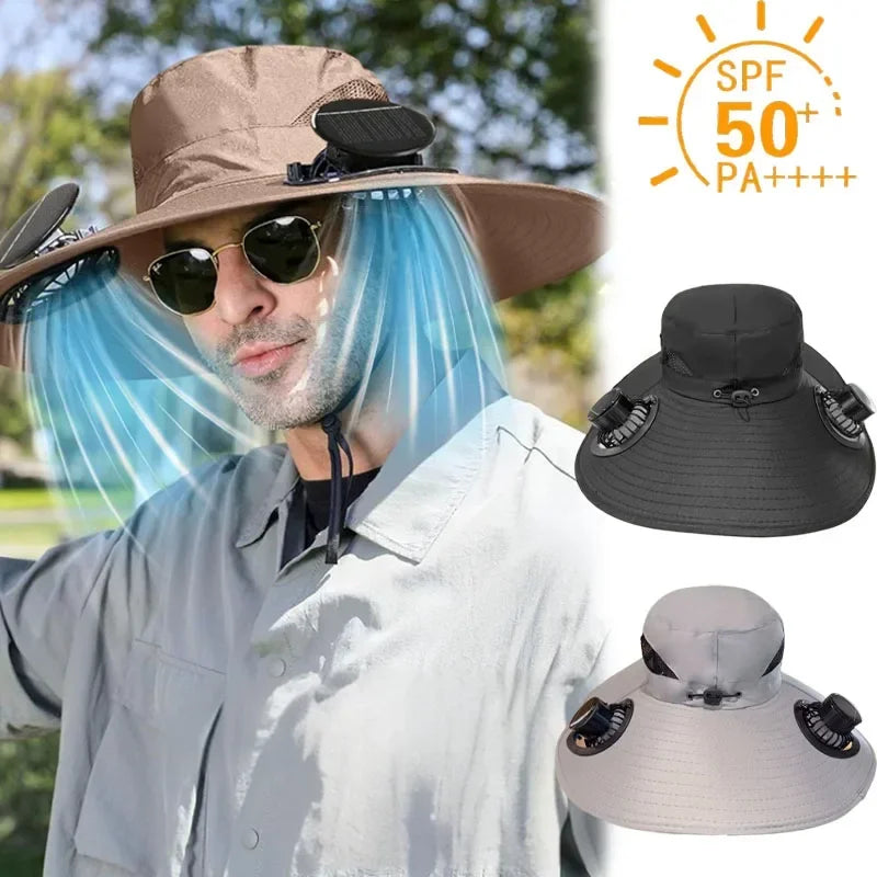 SolarBreeze Fan Hat ☀️🧢🌬️