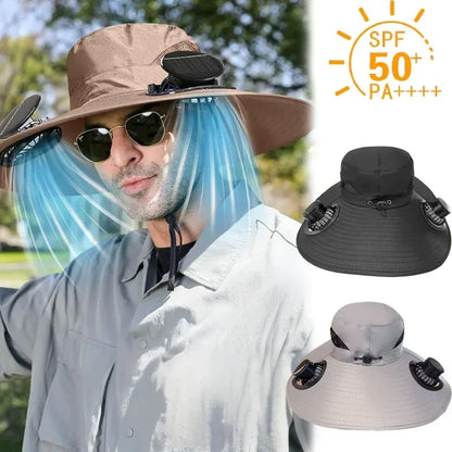 SolarBreeze Fan Hat ☀️🧢🌬️