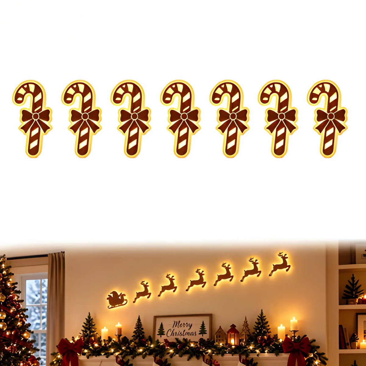 MerryGlow™ LED Christmas Wall Decorations ✨🎅