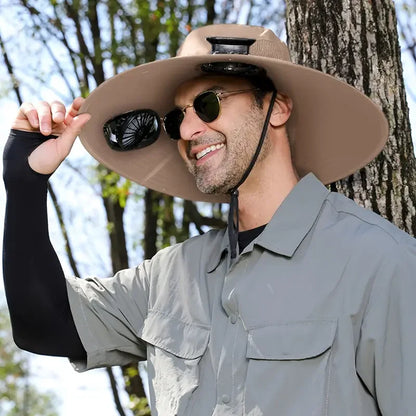 SolarBreeze Fan Hat ☀️🧢🌬️