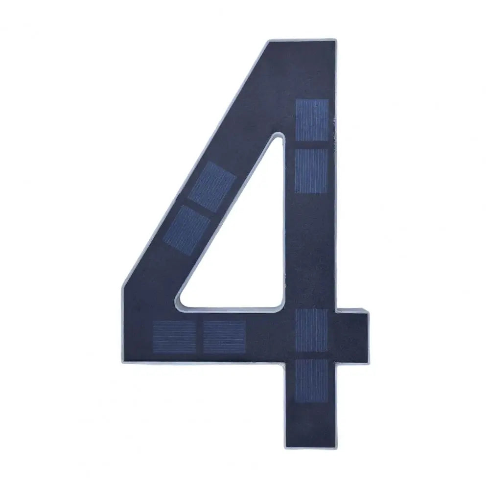 Solar Powered LED House Number Light ☀️ 💡