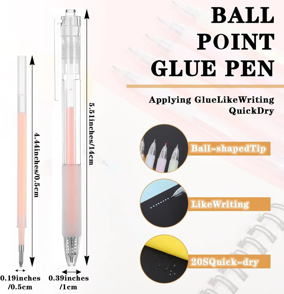 QuickRoll Precision Glue Pens 🖊️ ✨