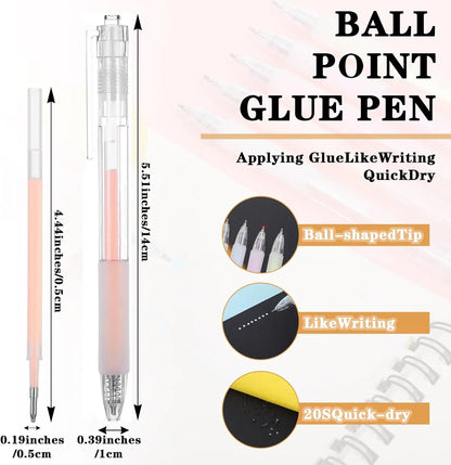 QuickRoll Precision Glue Pens 🖊️ ✨