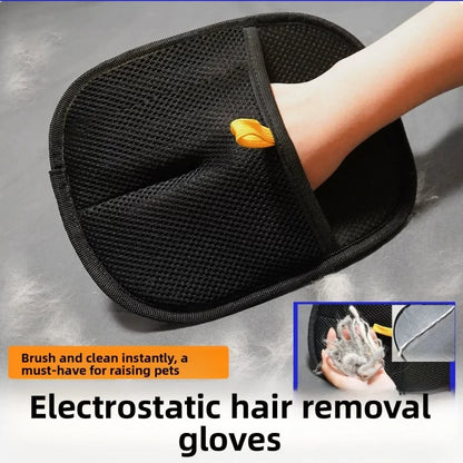 FurSwipe™ 🧲 🐱 Electrostatic Hair Remover Mitt