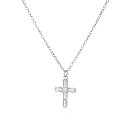 Christian Cross Pendant Necklace ✝️ 💎