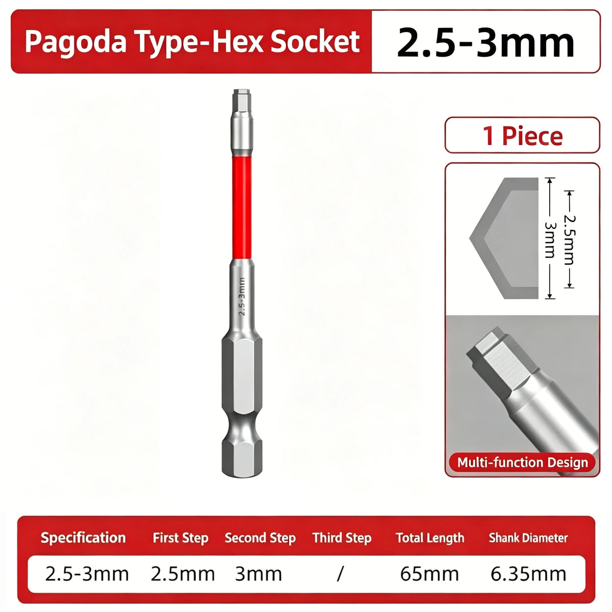 MagHex Multi-Step Magnetic Allen Bit Set 🧲