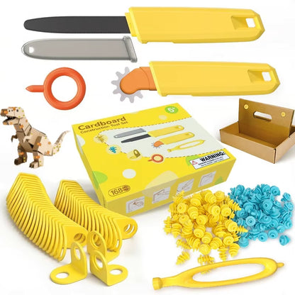 BuildCraft Kids™ DIY Cardboard Construction Kit 🛠️📦