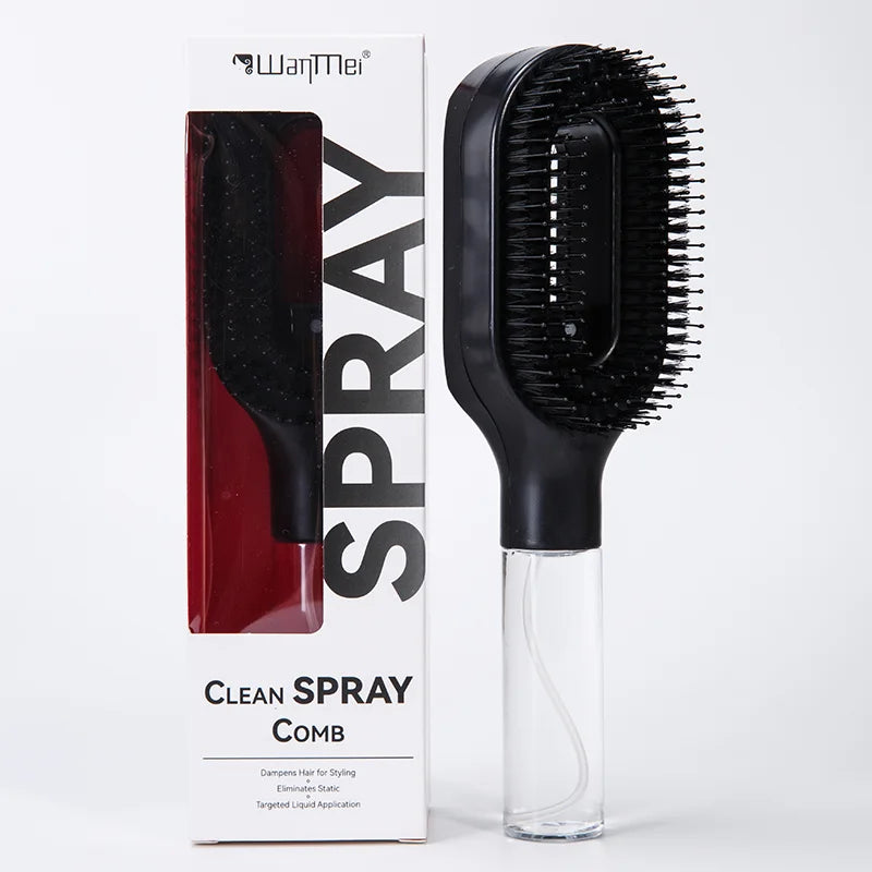 Detangle Splray Galaxy Mist Detangle Brush™ – 2-in-1 Spray & Smooth Tool 💫 🪮 – Galactic ...