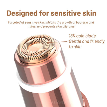 GlowTrim 2-in-1 Facial & Eyebrow Trimmer ✨