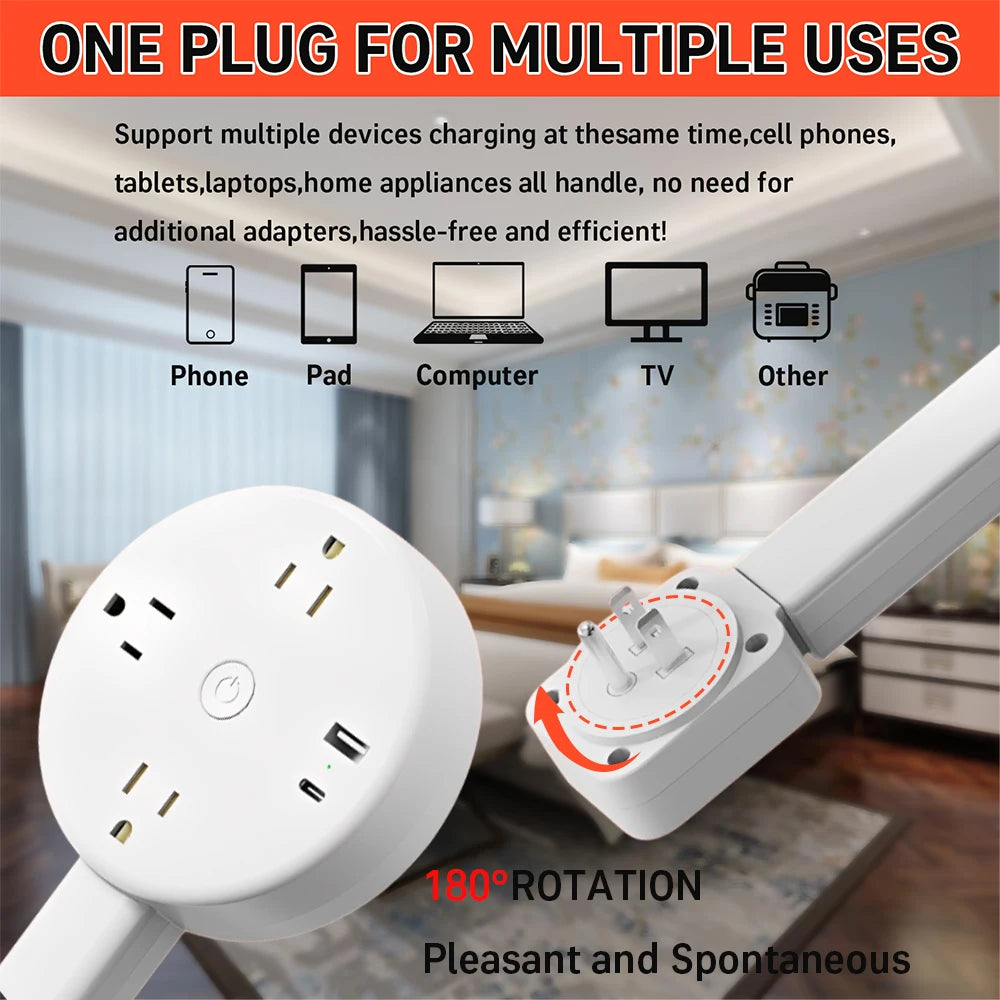 Adjustable Power Outlets Adjustable Electrical Outlet Extender 🔌 – Galactic Goods