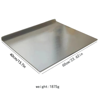 L-Shape Stainless Steel Double-Sided Chopping Board 🔪✨