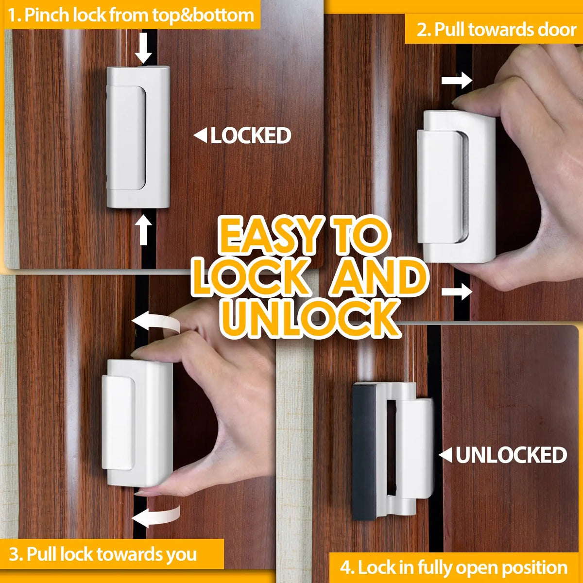 SecureStop™🔒 Door Reinforcement Lock