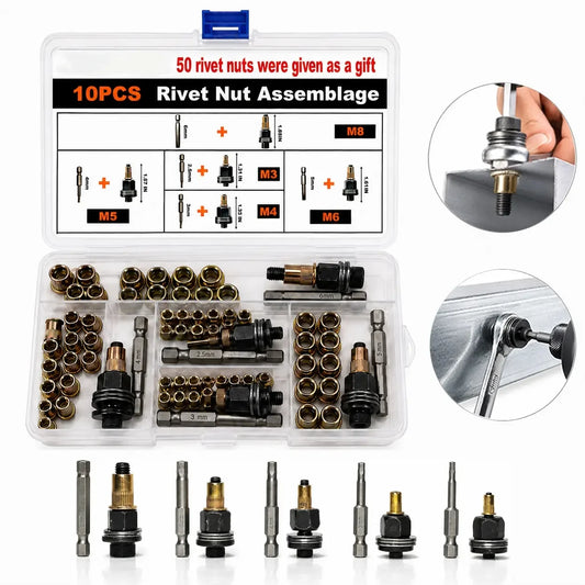 RivetPro 🔩 Threaded Rivet Nut Tool Kit