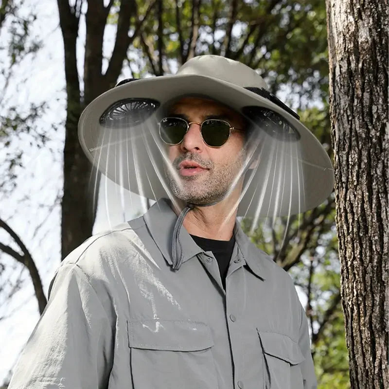 SolarBreeze Fan Hat ☀️🧢🌬️