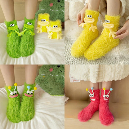 Fuzzy Monster Socks 🧦 👹