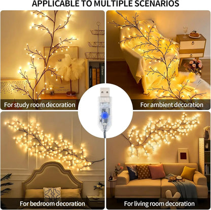 Enchanted Willow Vine Lights ✨🌿