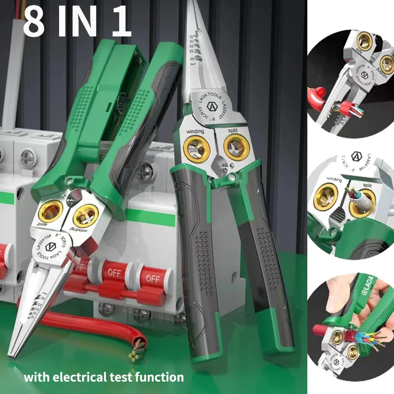 VoltGrip™ ⚡ 8-in-1 Wire Stripping Pliers