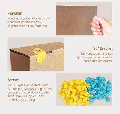 BuildCraft Kids™ DIY Cardboard Construction Kit 🛠️📦