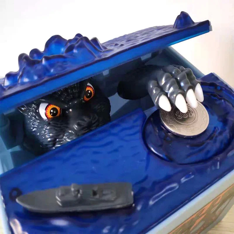 Galactic Godzilla Coin-Eating Piggy Bank 🦖