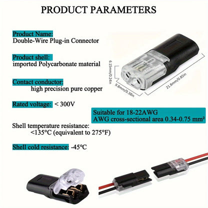 QuickConnect ⚡No-Strip Wire Connectors