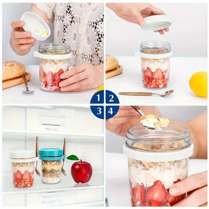 Overnight Oats Glass Jars 🫙