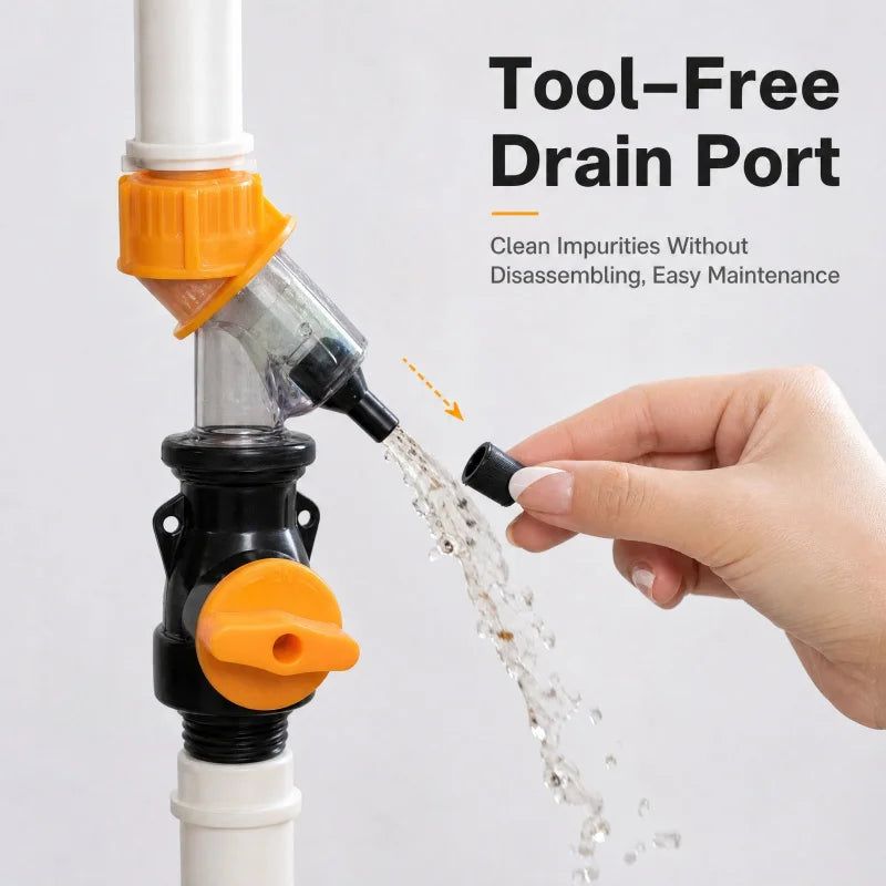AquaFlow 2-in-1 Water Heater Descaling Valve 🚿