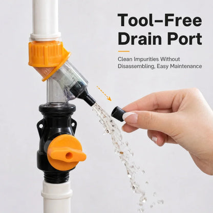 AquaFlow 2-in-1 Water Heater Descaling Valve 🚿