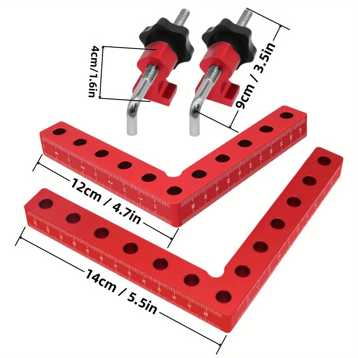 CornerPro 90° Positioning Square Clamps 📐