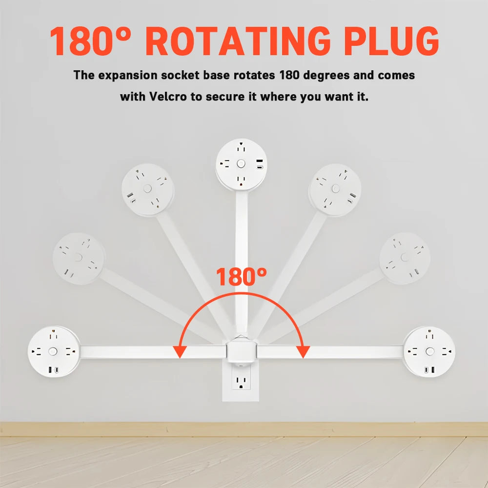 Adjustable Power Outlets Adjustable Electrical Outlet Extender 🔌 – Galactic Goods