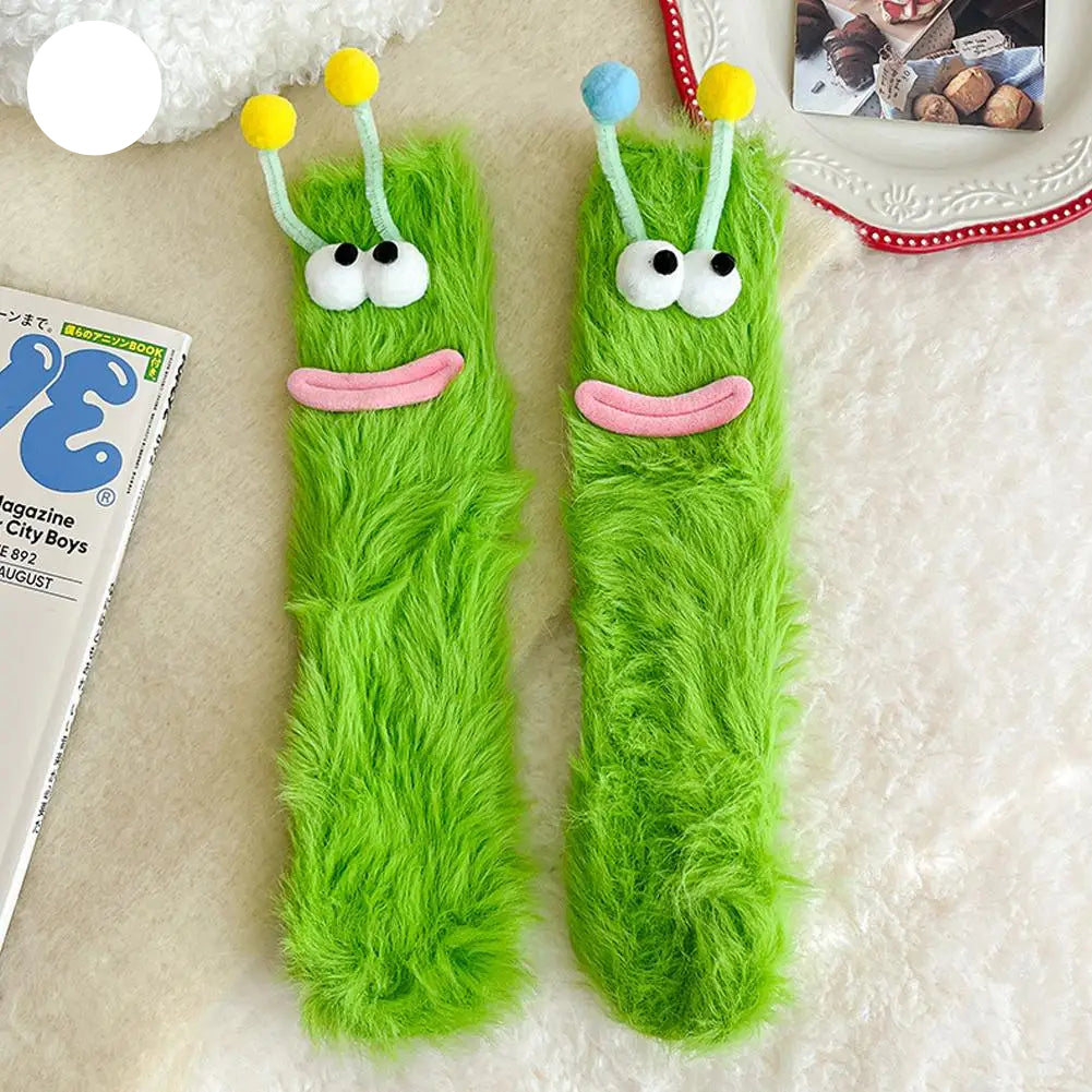 Fuzzy Monster Socks 🧦 👹