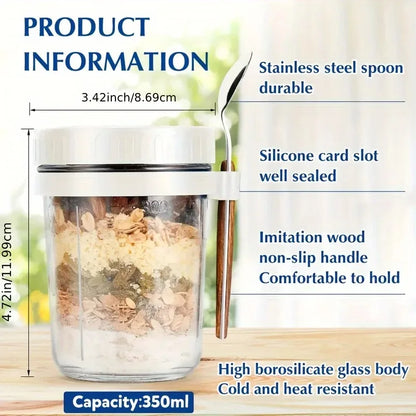 Overnight Oats Glass Jars 🫙