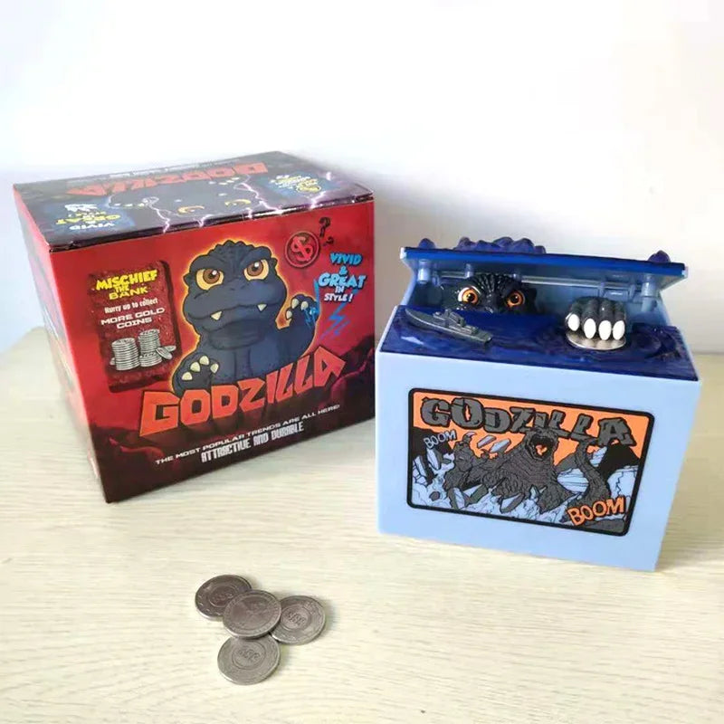 Galactic Godzilla Coin-Eating Piggy Bank 🦖