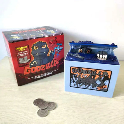 Galactic Godzilla Coin-Eating Piggy Bank 🦖