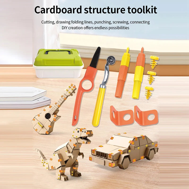 BuildCraft Kids™ DIY Cardboard Construction Kit 🛠️📦