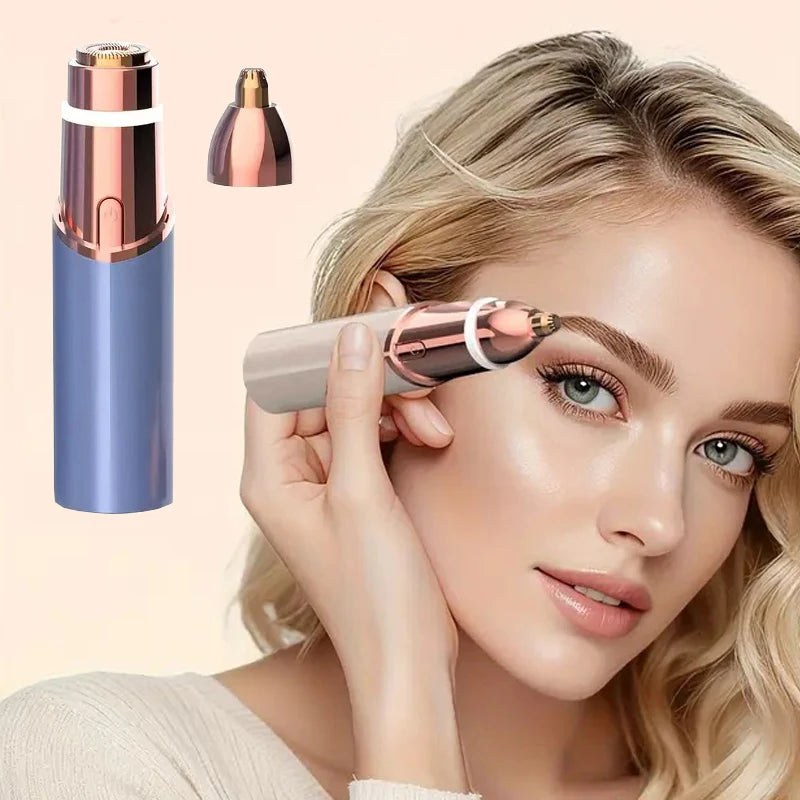 GlowTrim 2-in-1 Facial & Eyebrow Trimmer ✨
