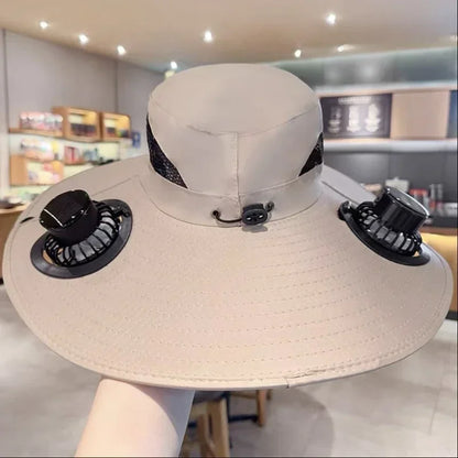 SolarBreeze Fan Hat ☀️🧢🌬️