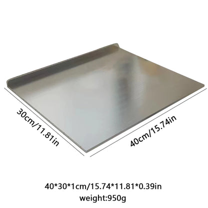 L-Shape Stainless Steel Double-Sided Chopping Board 🔪✨