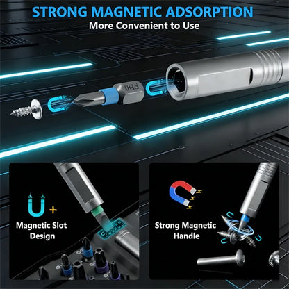 24-in-1 Magnetic Ratchet Screwdriver Set 🔧