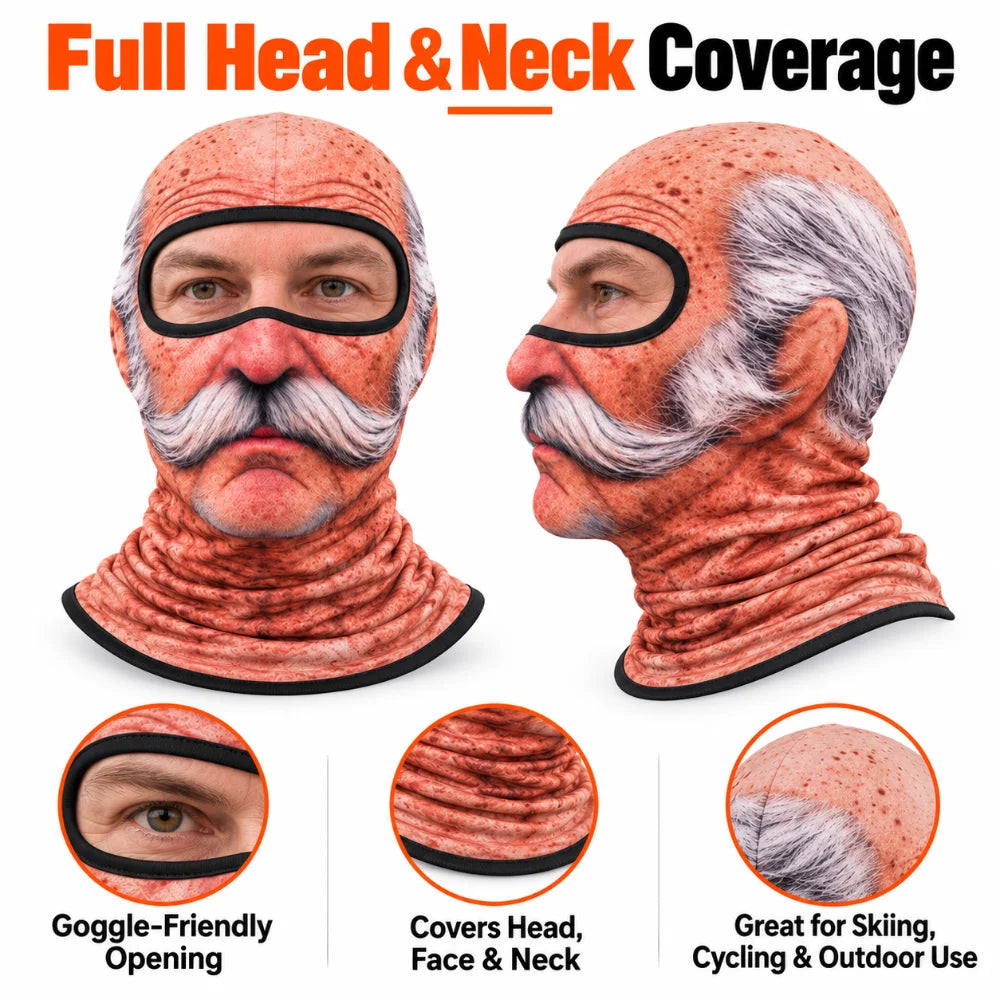 Funny Face Balaclava 🤣 👴🏻