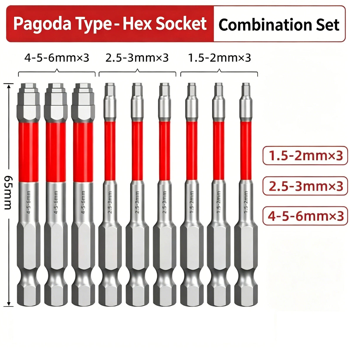 MagHex Multi-Step Magnetic Allen Bit Set 🧲