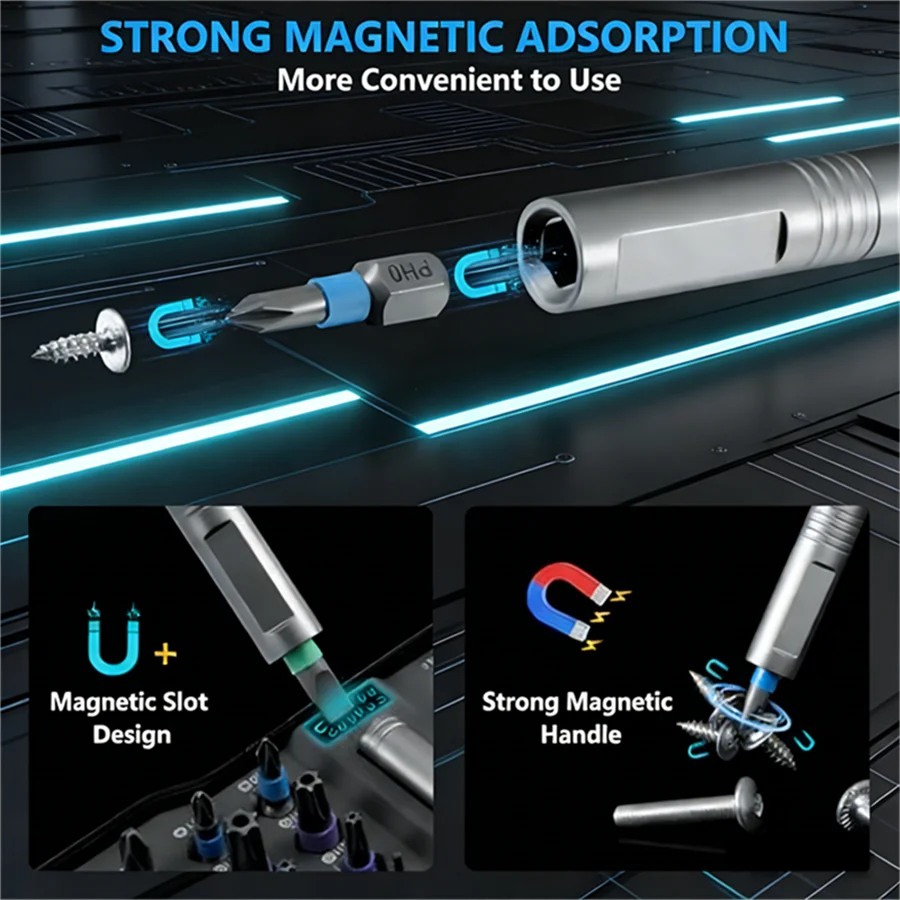 24-in-1 Magnetic Ratchet Screwdriver Set 🔧