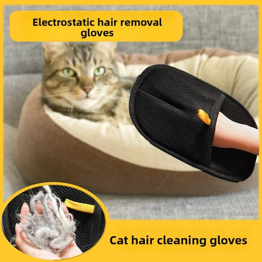 FurSwipe™ 🧲 🐱 Electrostatic Hair Remover Mitt