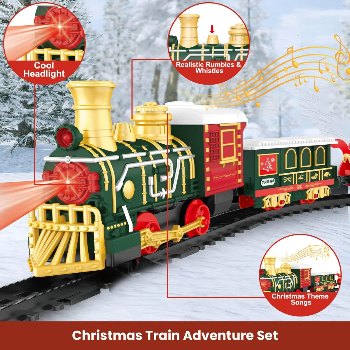Little Tree Train Set Christmas Tree Train Set ππ β Galactic Goods