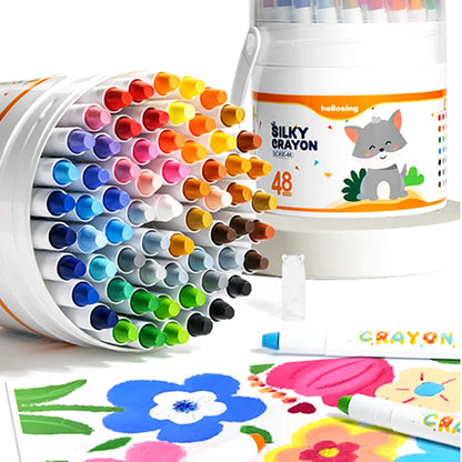 SilkyTwist Washable Crayons 🖍️