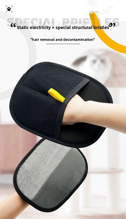 FurSwipe™ 🧲 🐱 Electrostatic Hair Remover Mitt