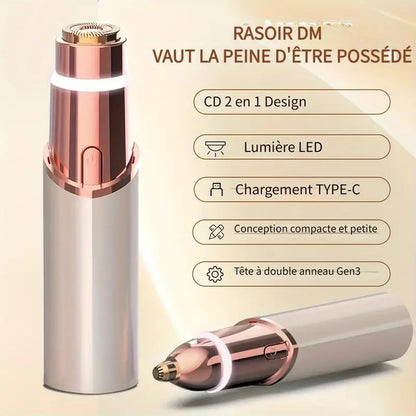 GlowTrim 2-in-1 Facial & Eyebrow Trimmer ✨